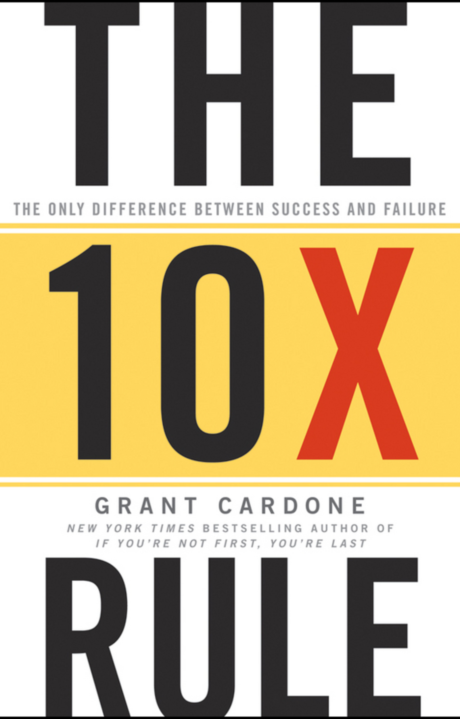 The 10X Rule – Grant Cardone
